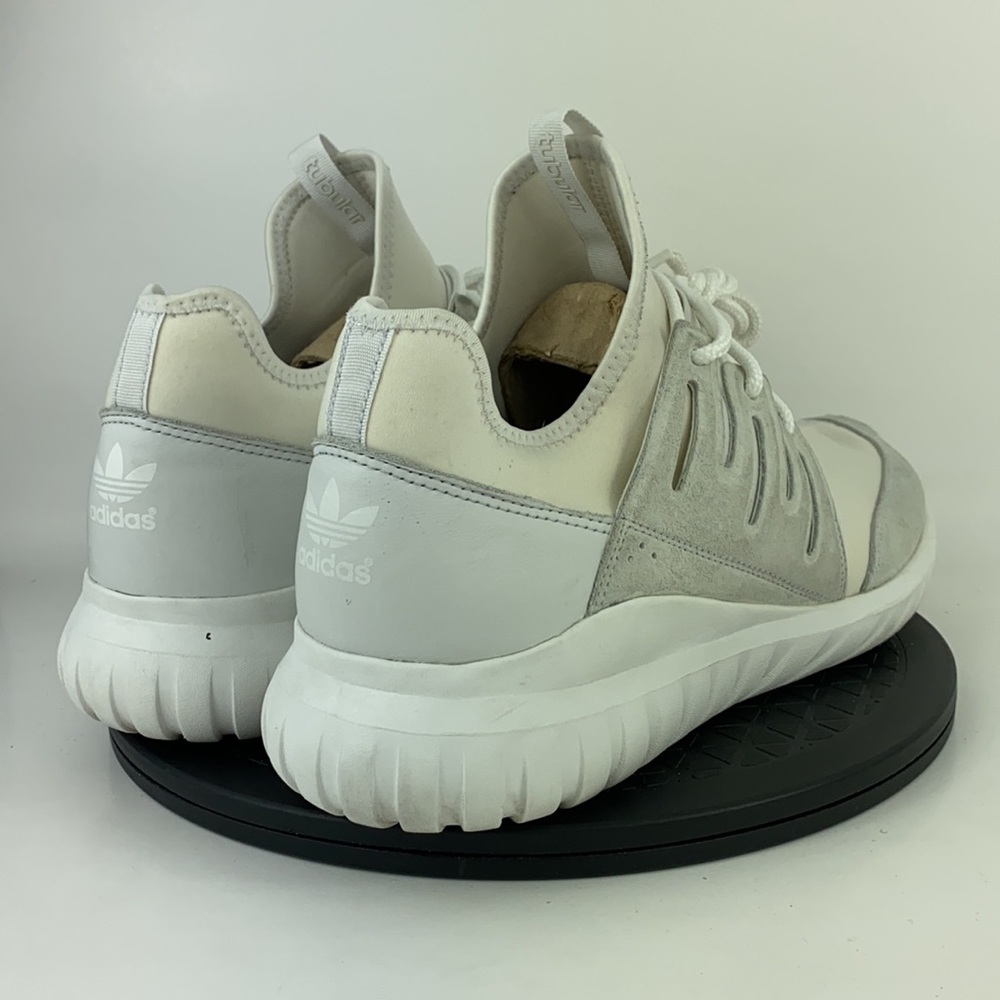 Adidas Originals Tubular White Athletic Running Shoes AQ6722 Men's Size 13 - Picture 5 of 14